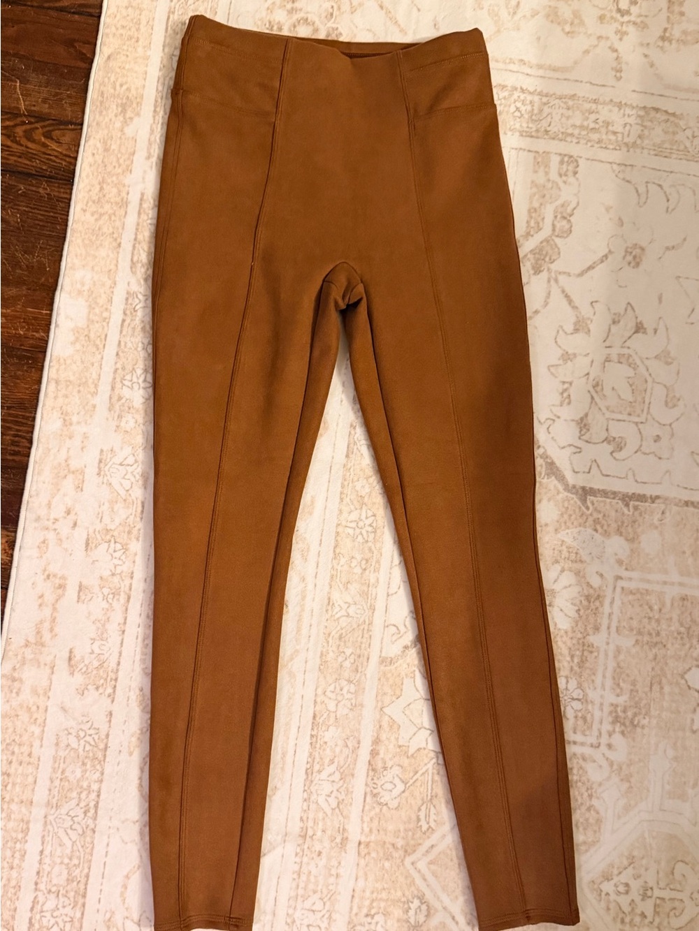 SPANX Camel Ponte Ankle Leggings
